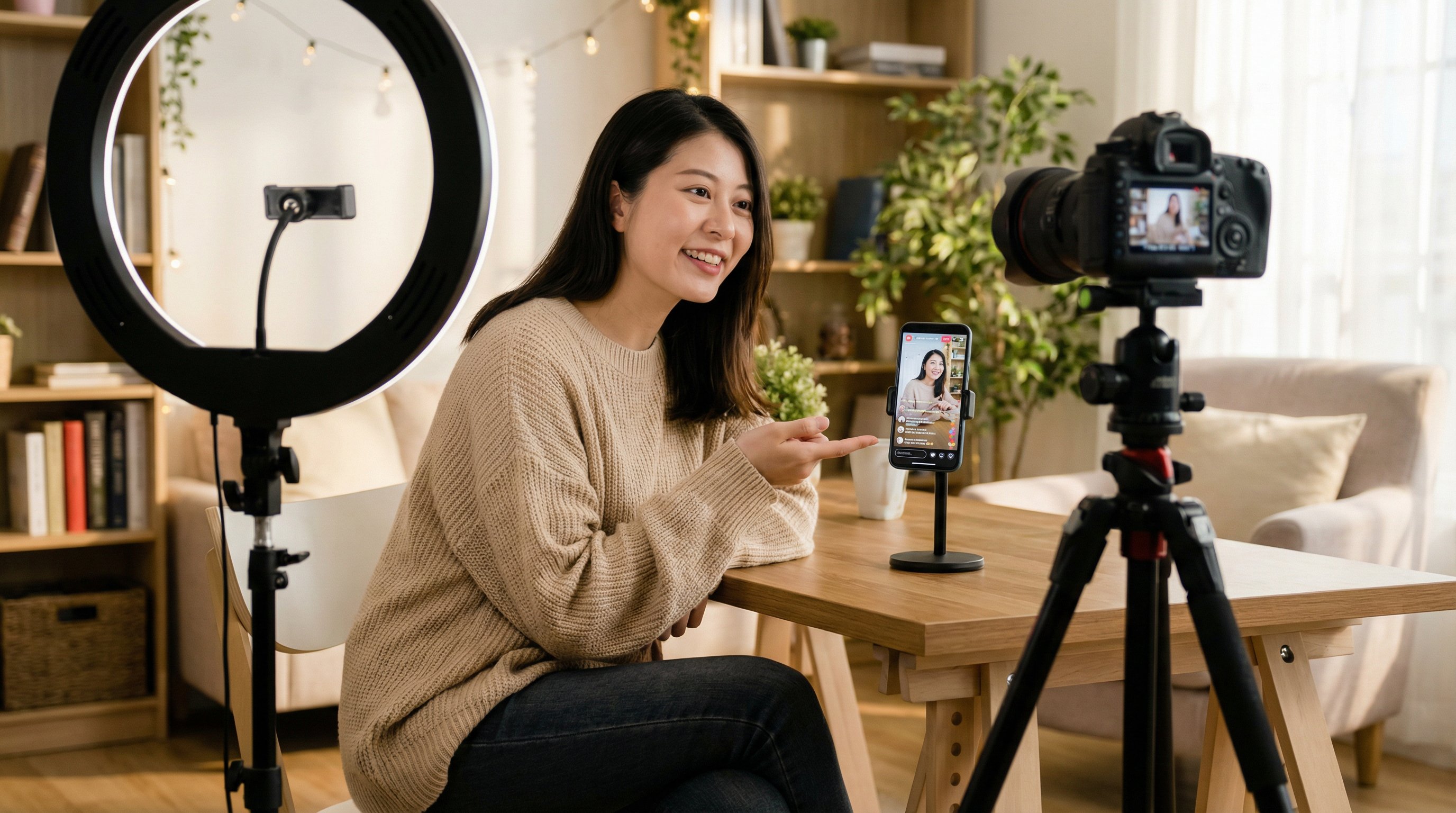 户外露出视频：甜美少女日常vlog视频教程